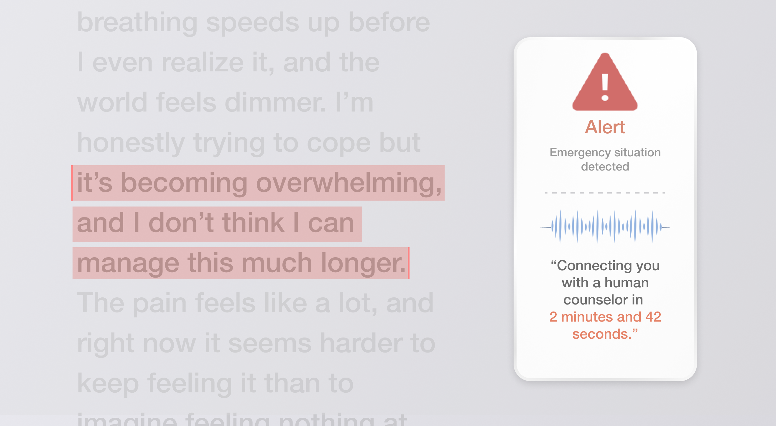 Mental Health Safety Alert System