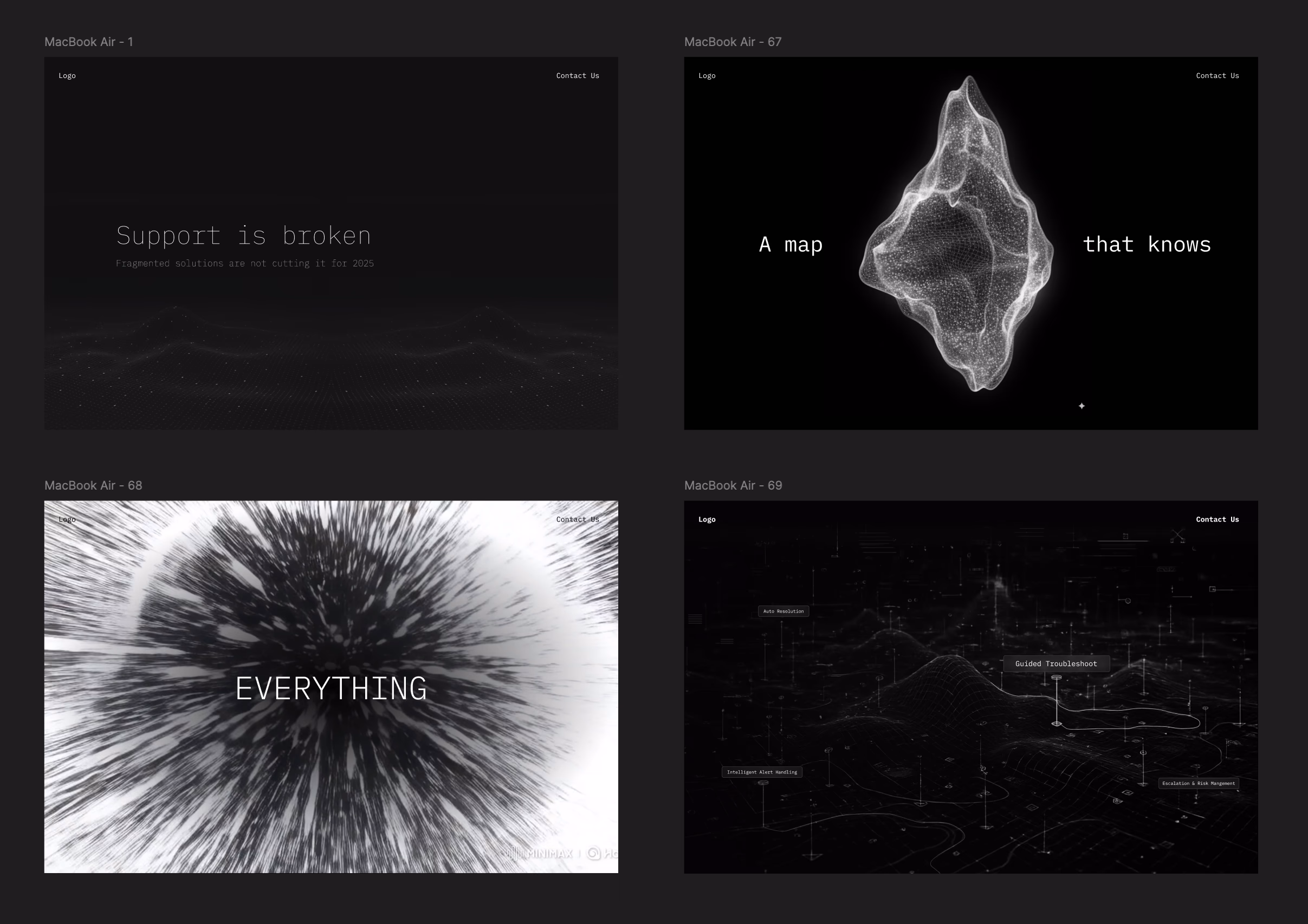 Kahuna concept frames exploring support, knowledge maps and connected intelligence